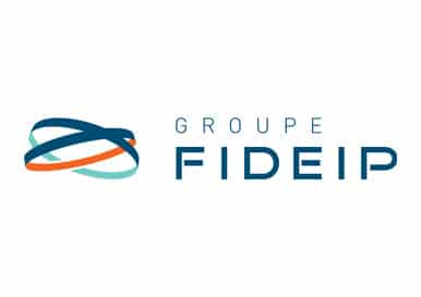 Nouveau logo du Groupe FIDEIP suite au travail de la nouvelle identité visuelle